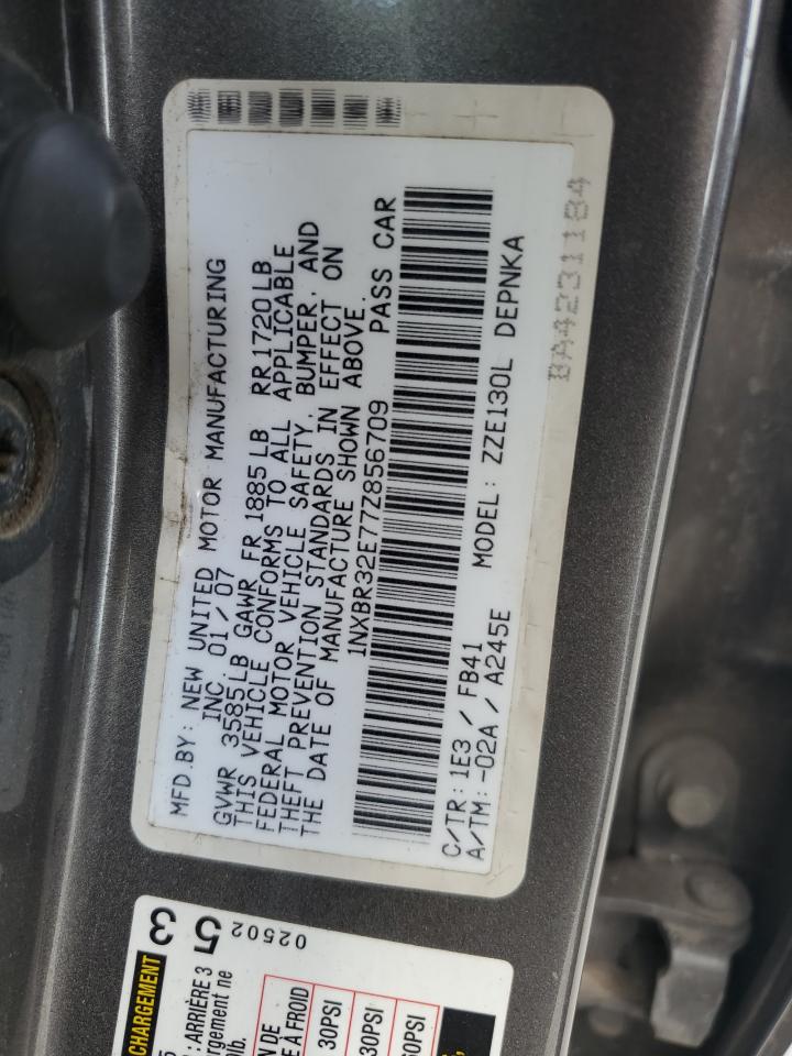 Photo 11 VIN: 1NXBR32E77Z856709 - TOYOTA COROLLA 