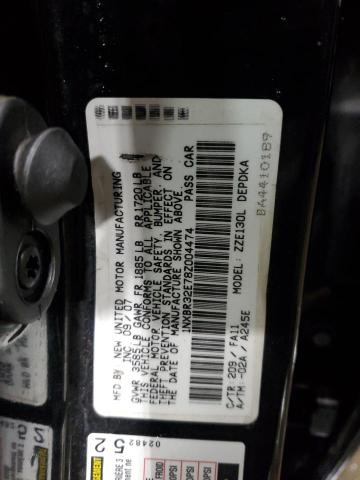 Photo 12 VIN: 1NXBR32E78Z004474 - TOYOTA COROLLA CE 