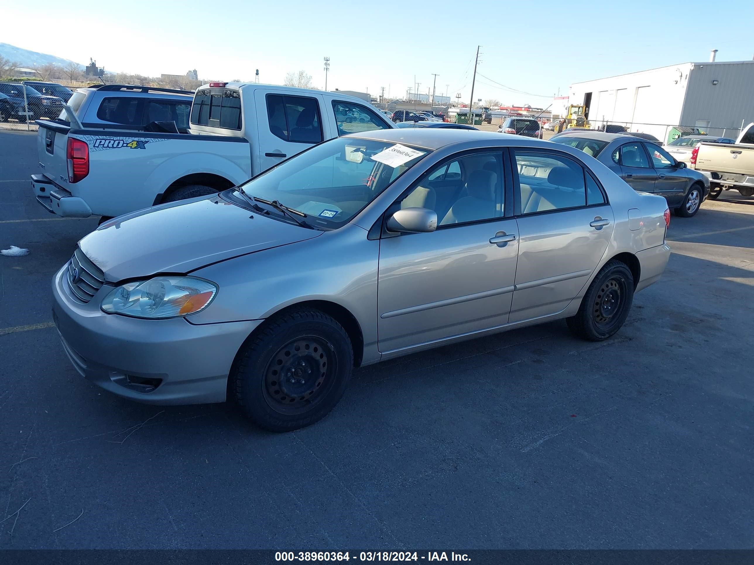 Photo 1 VIN: 1NXBR32E83Z158216 - TOYOTA COROLLA 