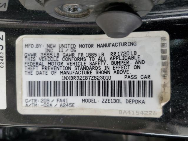 Photo 11 VIN: 1NXBR32E87Z823010 - TOYOTA COROLLA 