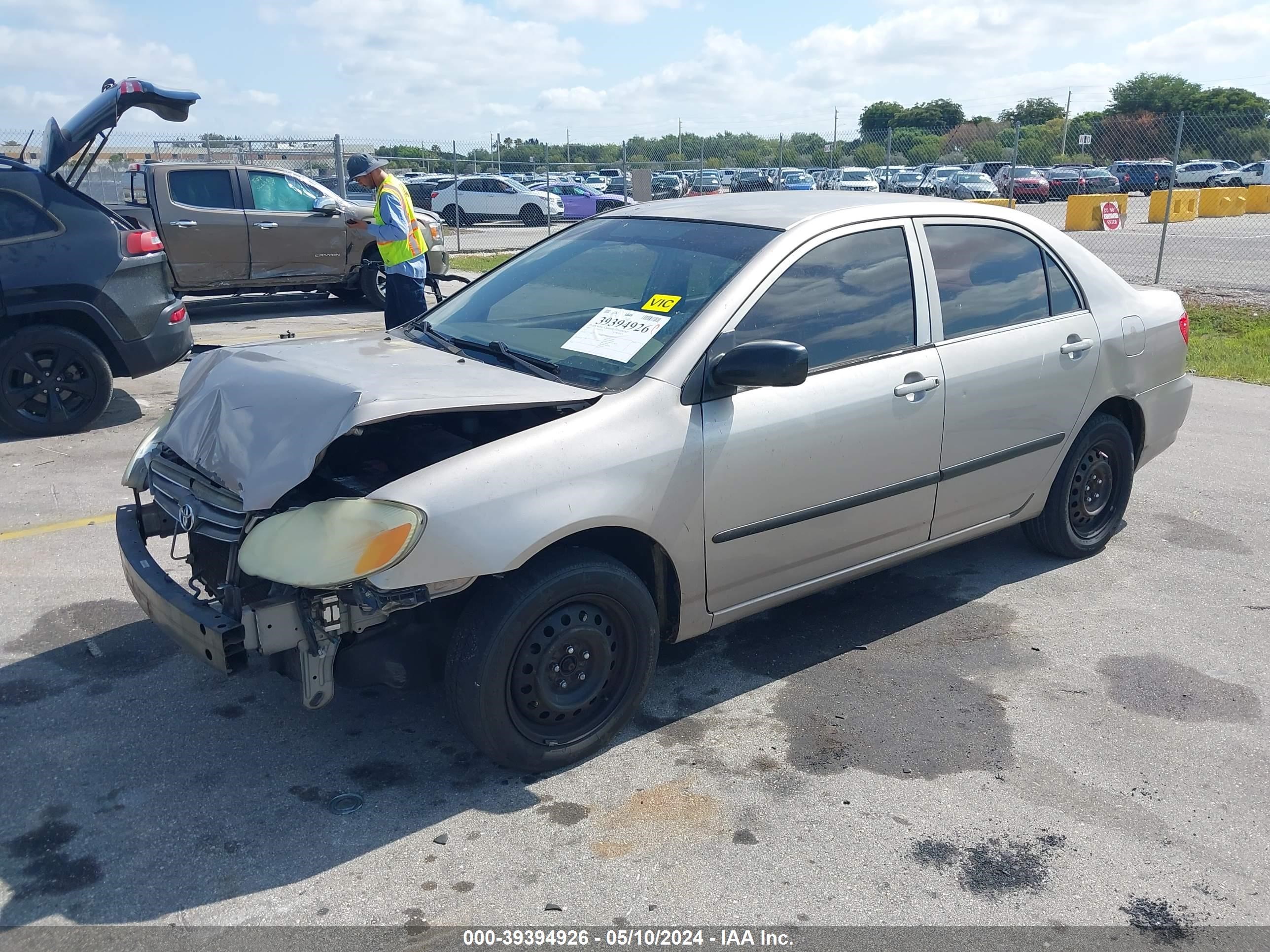 Photo 1 VIN: 1NXBR32E93Z091237 - TOYOTA COROLLA 