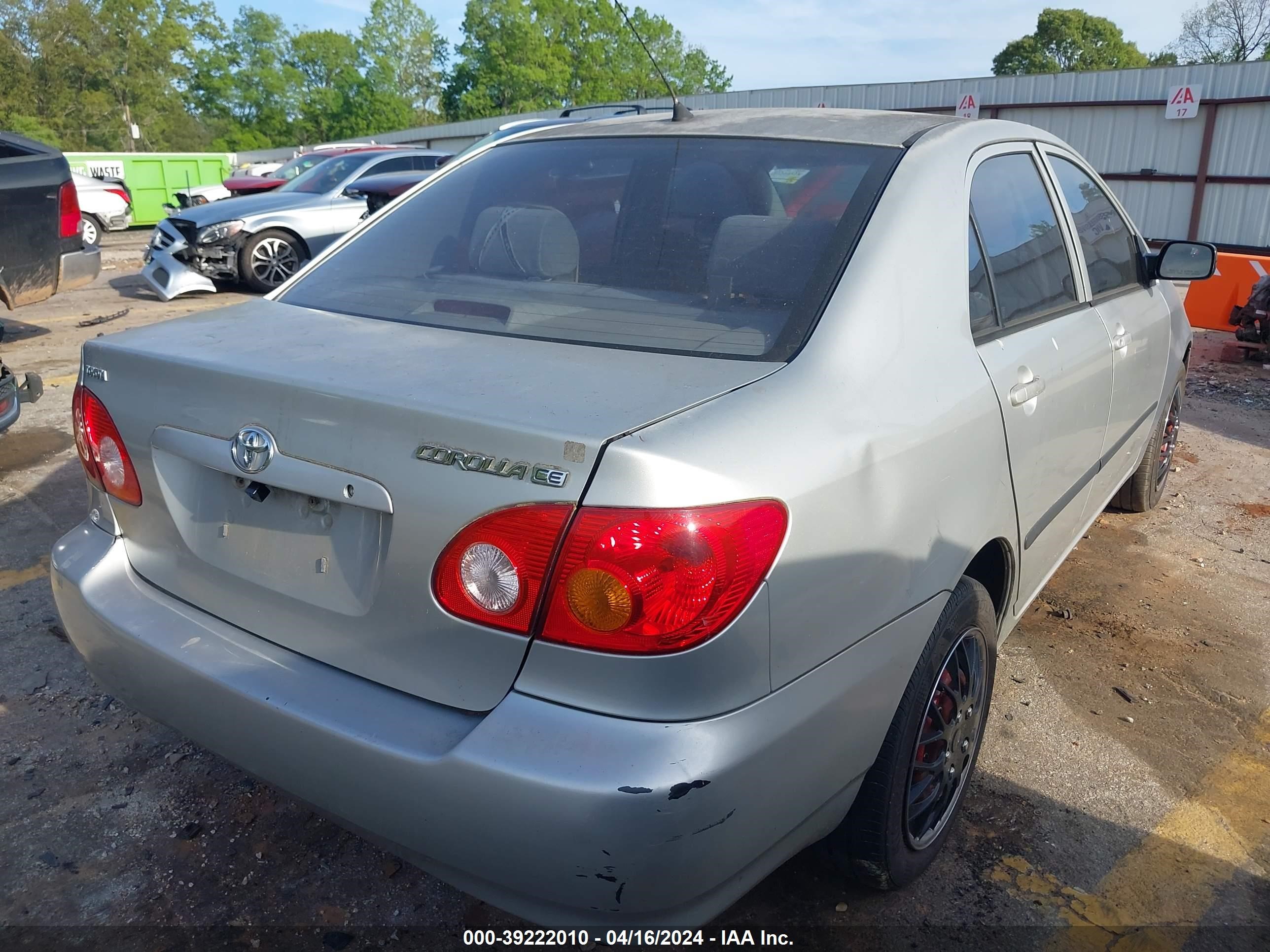 Photo 3 VIN: 1NXBR32E93Z184257 - TOYOTA COROLLA 