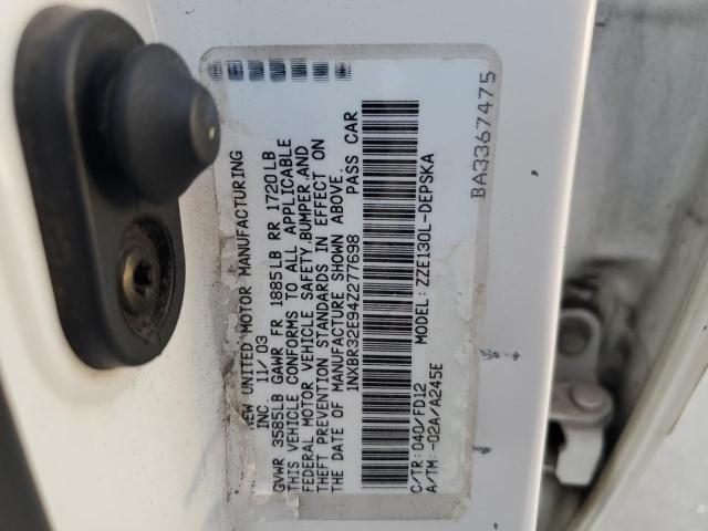 Photo 11 VIN: 1NXBR32E94Z277698 - TOYOTA COROLLA CE 