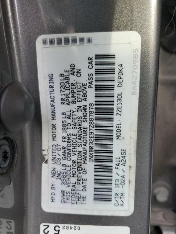 Photo 11 VIN: 1NXBR32E97Z887878 - TOYOTA COROLLA CE 