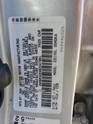 Photo 11 VIN: 1NXBR32E98Z047861 - TOYOTA COROLLA 