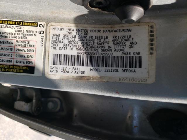 Photo 11 VIN: 1NXBR32EX7Z829908 - TOYOTA COROLLA CE 