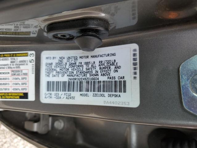 Photo 11 VIN: 1NXBR32EX8Z016604 - TOYOTA COROLLA CE 