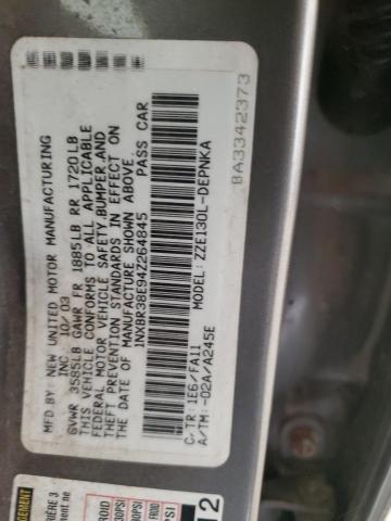 Photo 11 VIN: 1NXBR38E94Z264845 - TOYOTA COROLLA 