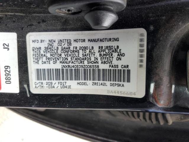 Photo 11 VIN: 1NXBU40E09Z006558 - TOYOTA COROLLA 