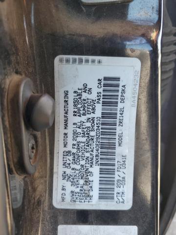 Photo 11 VIN: 1NXBU40E29Z034510 - TOYOTA COROLLA BA 