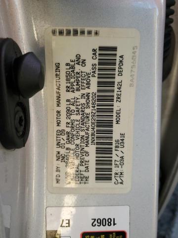 Photo 11 VIN: 1NXBU40E29Z148202 - TOYOTA COROLLA 