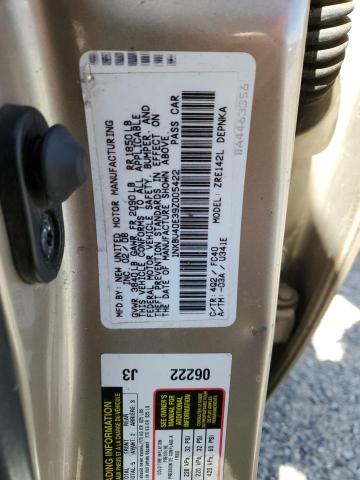 Photo 11 VIN: 1NXBU40E39Z005422 - TOYOTA COROLLA 