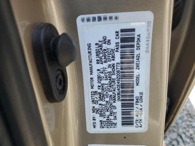 Photo 12 VIN: 1NXBU40E49Z006773 - TOYOTA CAMRY 