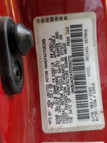 Photo 13 VIN: 1NXBU40E49Z056072 - TOYOTA COROLLA 