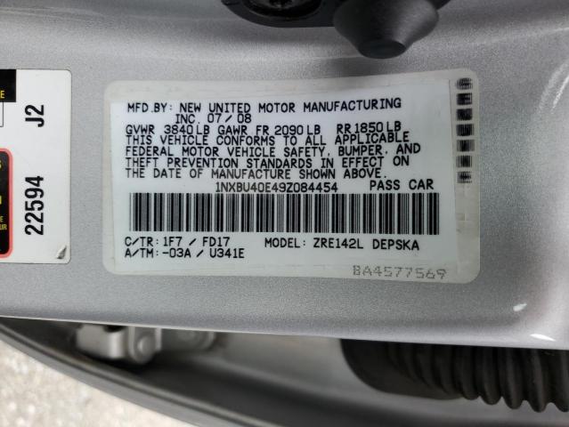 Photo 11 VIN: 1NXBU40E49Z084454 - TOYOTA COROLLA 