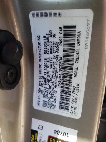 Photo 12 VIN: 1NXBU40E79Z008341 - TOYOTA COROLLA BA 