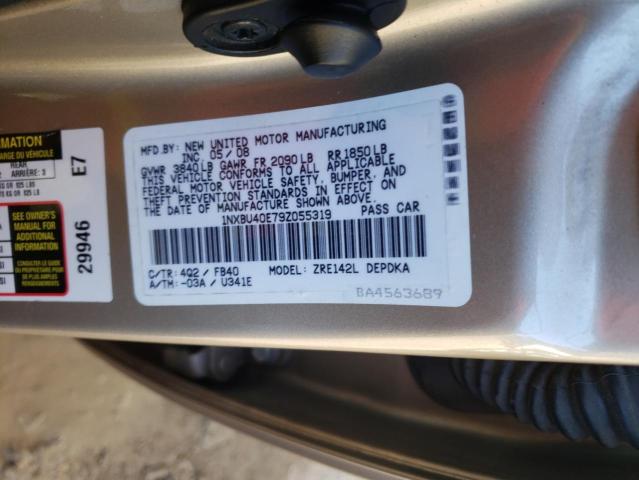 Photo 11 VIN: 1NXBU40E79Z055319 - TOYOTA COROLLA 