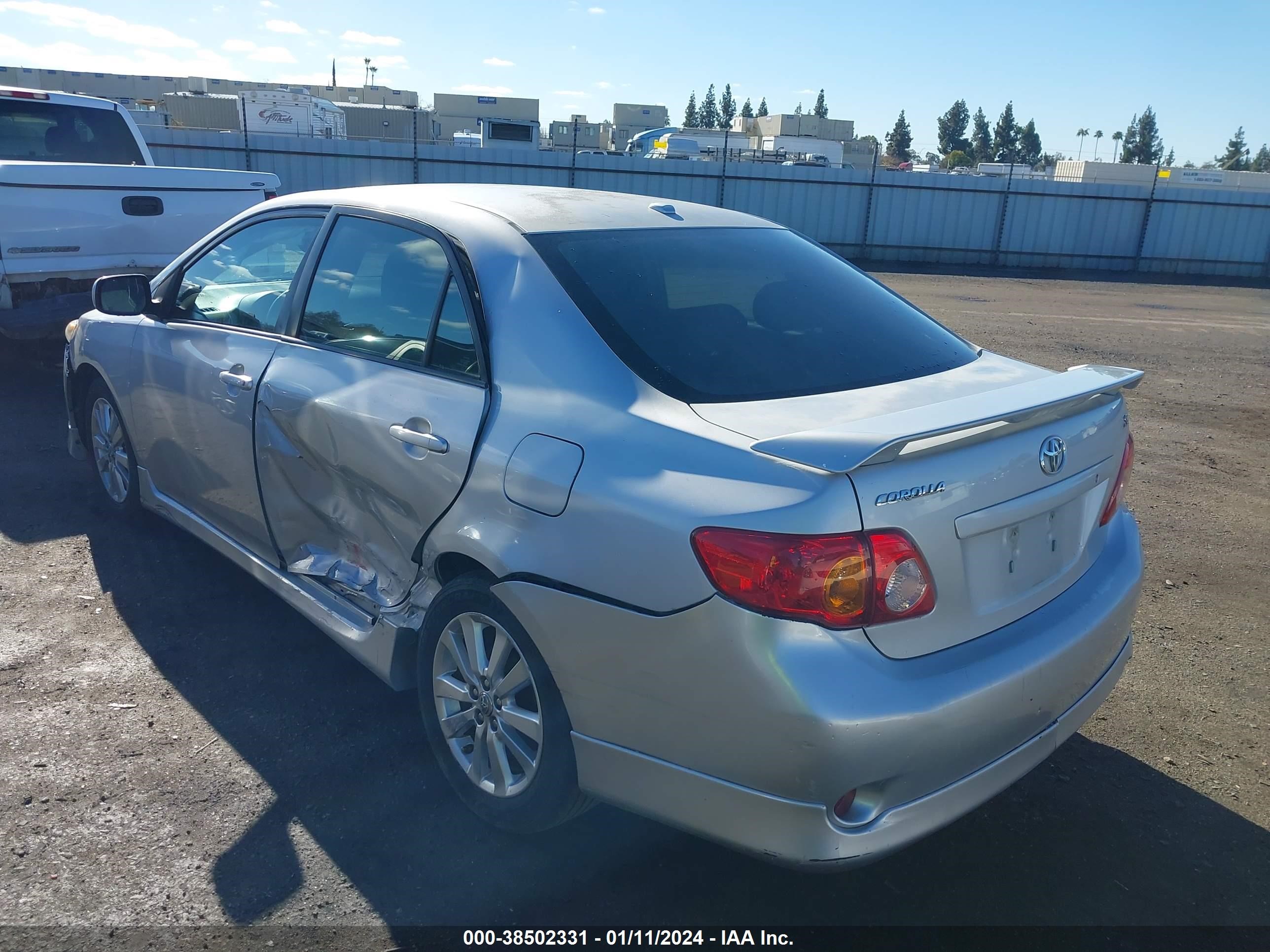 Photo 2 VIN: 1NXBU40E79Z073626 - TOYOTA COROLLA 