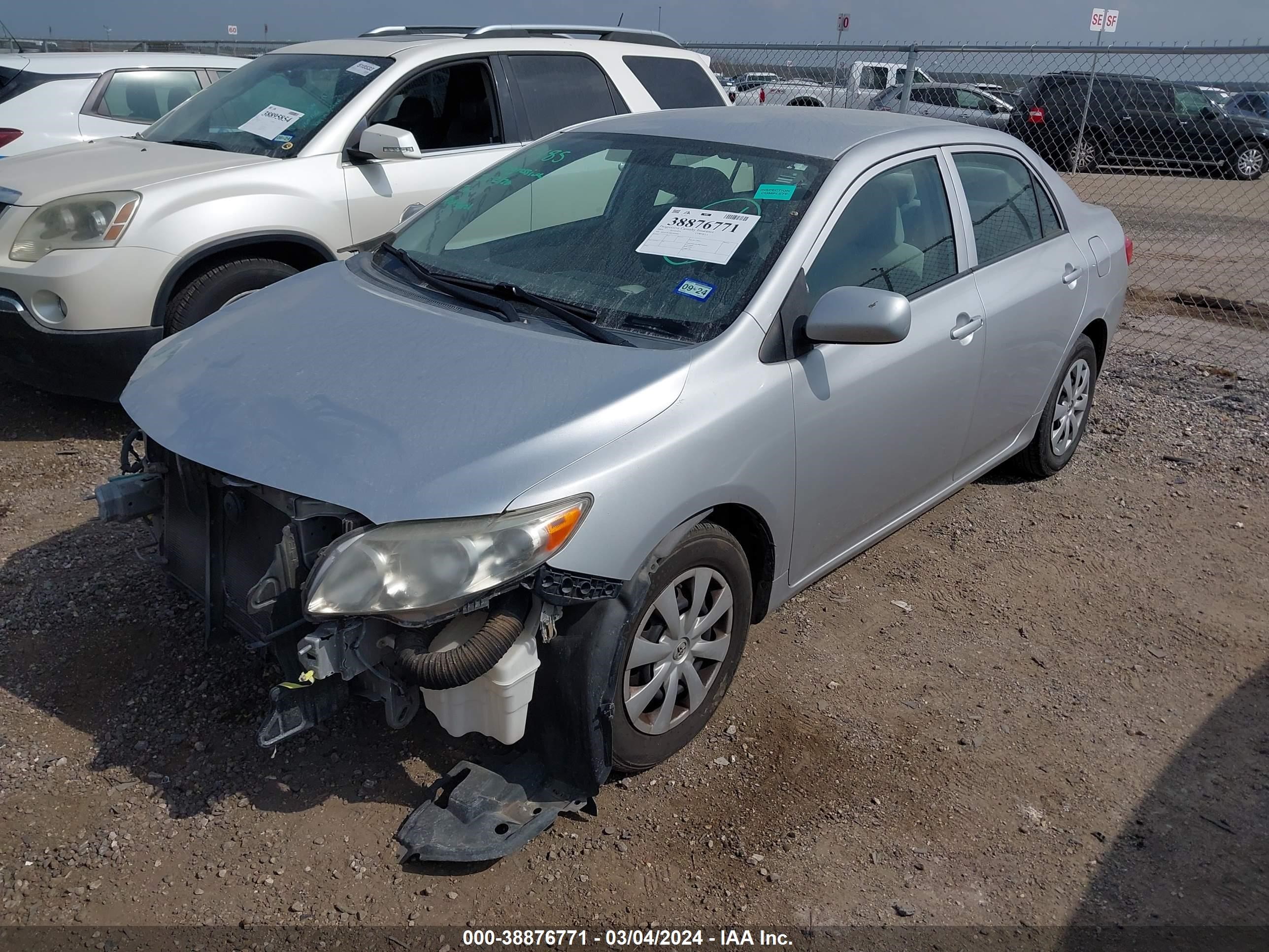 Photo 1 VIN: 1NXBU40E79Z089342 - TOYOTA COROLLA 