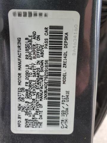 Photo 11 VIN: 1NXBU40E79Z091656 - TOYOTA COROLLA 