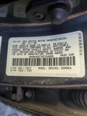 Photo 11 VIN: 1NXBU40E79Z154688 - TOYOTA COROLLA 