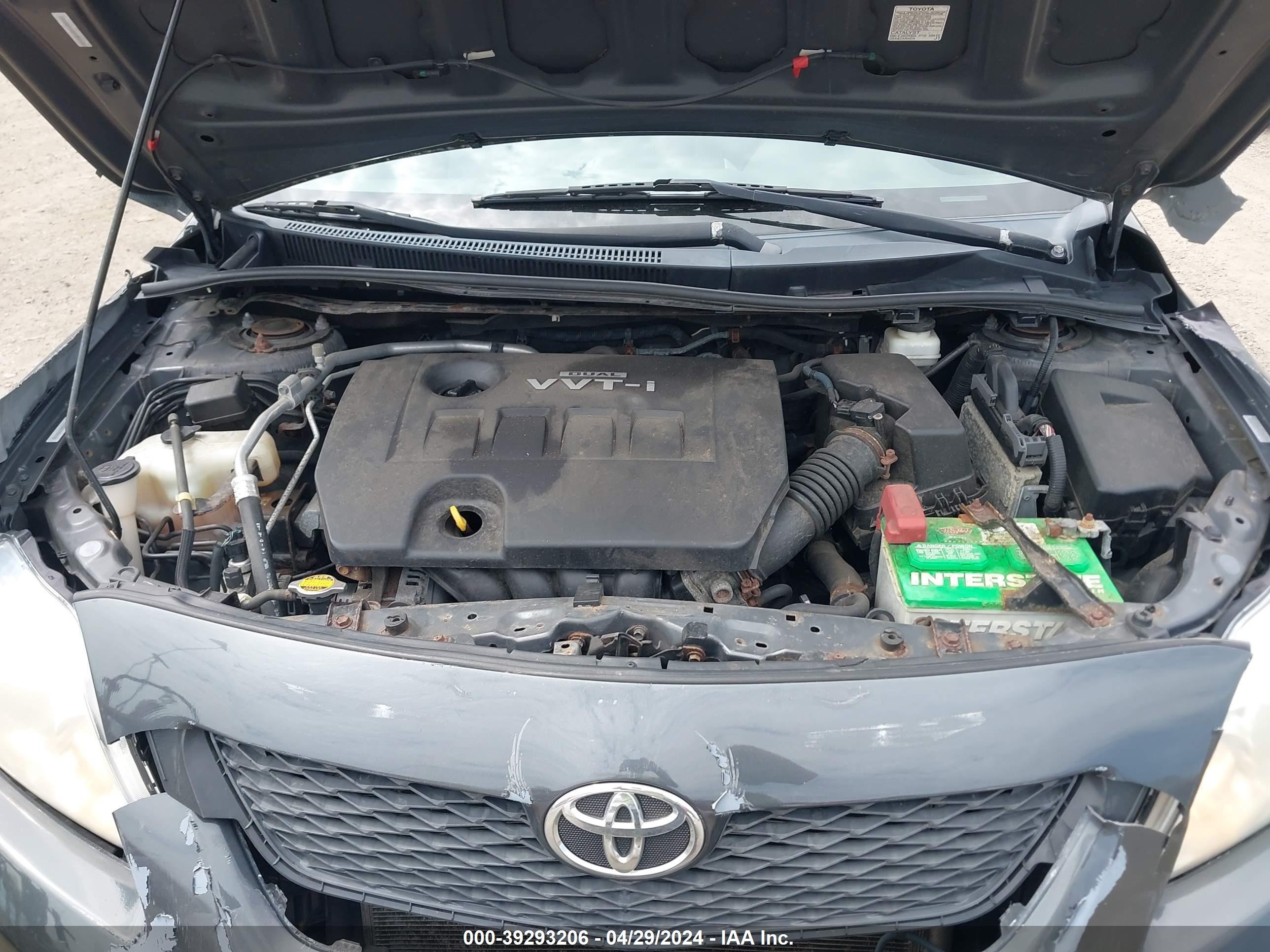 Photo 9 VIN: 1NXBU40E89Z051375 - TOYOTA COROLLA 