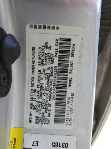 Photo 11 VIN: 1NXBU40E89Z138239 - TOYOTA COROLLA BA 