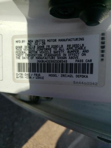 Photo 11 VIN: 1NXBU40E99Z008549 - TOYOTA COROLLA 