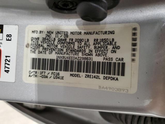 Photo 11 VIN: 1NXBU4EE0AZ298631 - TOYOTA COROLLA BA 