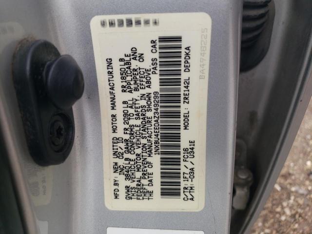 Photo 12 VIN: 1NXBU4EE0AZ349299 - TOYOTA COROLLA BA 