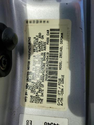 Photo 12 VIN: 1NXBU4EE1AZ245419 - TOYOTA COROLLA BA 