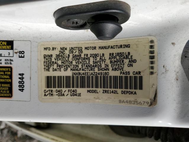 Photo 11 VIN: 1NXBU4EE1AZ249180 - TOYOTA COROLLA 