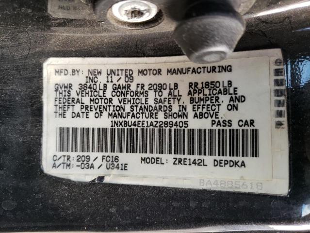 Photo 11 VIN: 1NXBU4EE1AZ289405 - TOYOTA COROLLA 