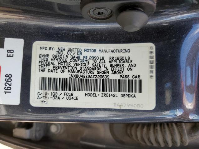 Photo 11 VIN: 1NXBU4EE2AZ220609 - TOYOTA COROLLA BA 