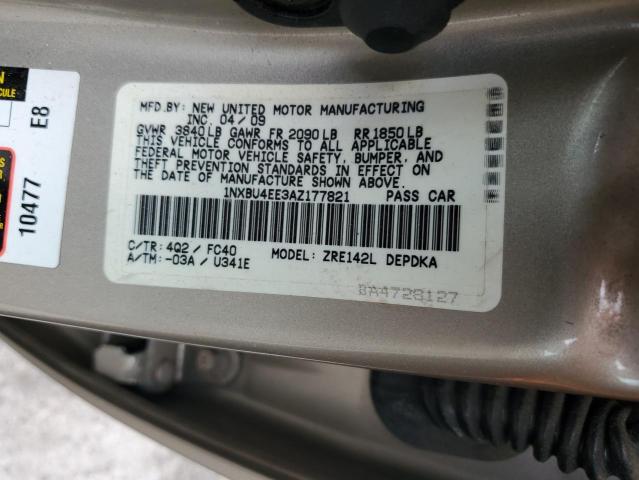 Photo 11 VIN: 1NXBU4EE3AZ177821 - TOYOTA COROLLA BA 