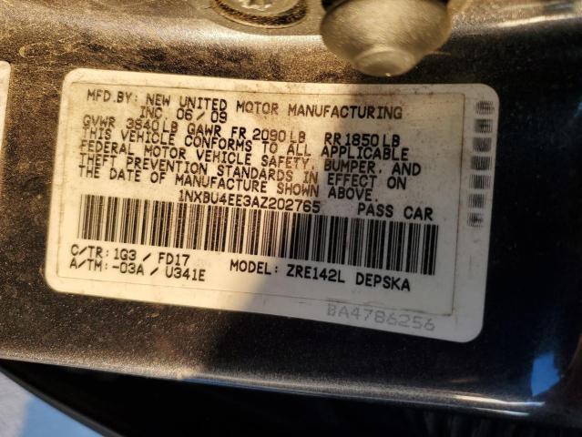 Photo 12 VIN: 1NXBU4EE3AZ202765 - TOYOTA COROLLA BA 