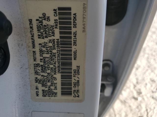 Photo 11 VIN: 1NXBU4EE3AZ218884 - TOYOTA COROLLA BA 