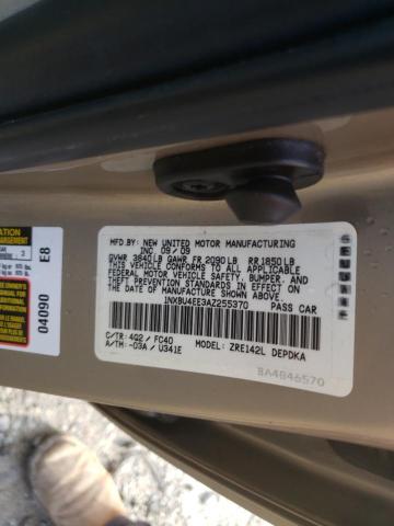 Photo 9 VIN: 1NXBU4EE3AZ255370 - TOYOTA COROLLA BA 