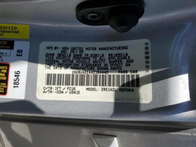 Photo 11 VIN: 1NXBU4EE4AZ184440 - TOYOTA COROLLA 