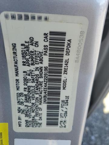 Photo 11 VIN: 1NXBU4EE4AZ229196 - TOYOTA COROLLA BA 