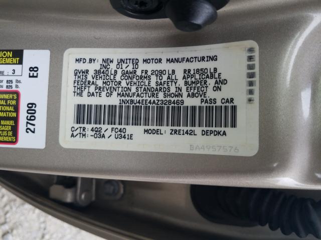 Photo 9 VIN: 1NXBU4EE4AZ328469 - TOYOTA COROLLA BA 