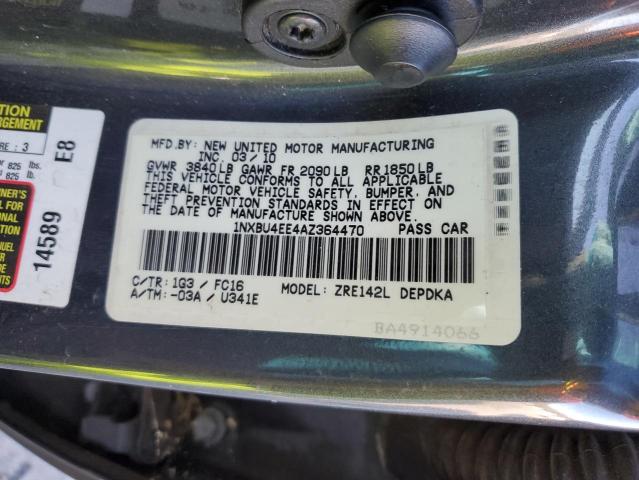 Photo 11 VIN: 1NXBU4EE4AZ364470 - TOYOTA COROLLA 