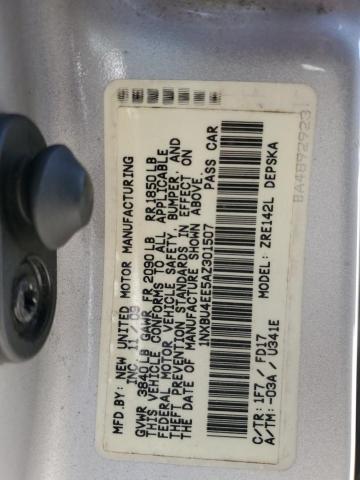 Photo 11 VIN: 1NXBU4EE5AZ301507 - TOYOTA COROLLA BA 