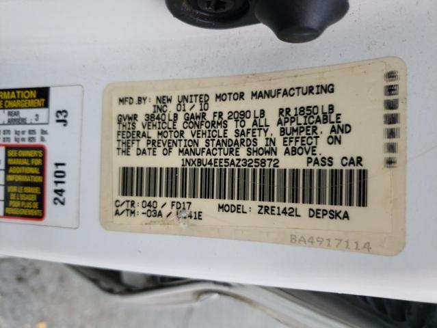 Photo 11 VIN: 1NXBU4EE5AZ325872 - TOYOTA COROLLA BA 