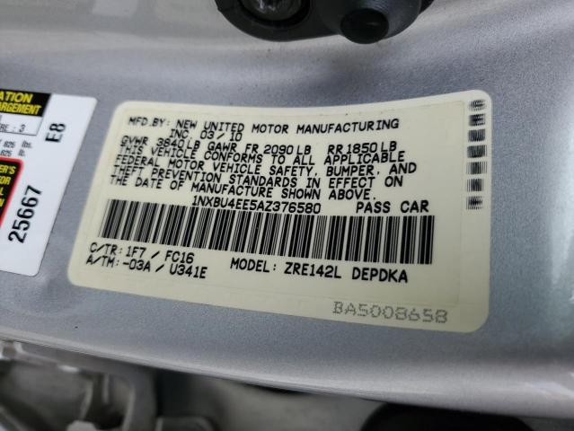 Photo 11 VIN: 1NXBU4EE5AZ376580 - TOYOTA COROLLA 