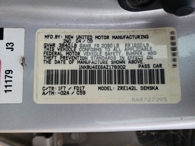 Photo 9 VIN: 1NXBU4EE6AZ178302 - TOYOTA COROLLA BA 