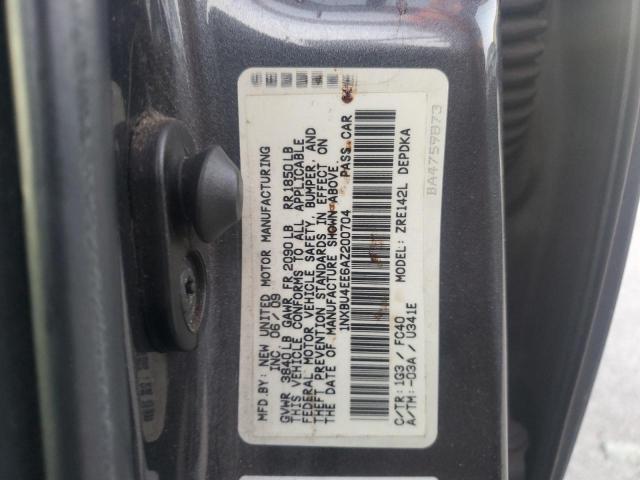 Photo 11 VIN: 1NXBU4EE6AZ200704 - TOYOTA COROLLA BA 