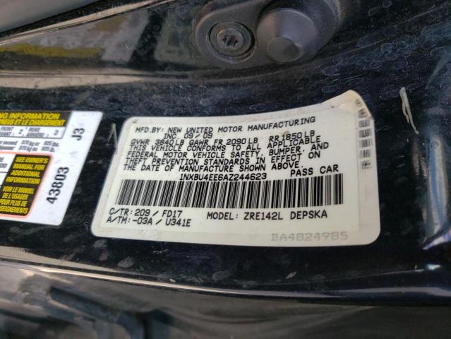 Photo 11 VIN: 1NXBU4EE6AZ244623 - TOYOTA COROLLA 