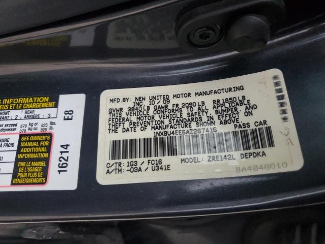 Photo 11 VIN: 1NXBU4EE6AZ267416 - TOYOTA COROLLA BA 