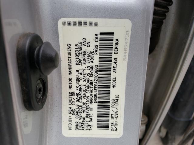 Photo 9 VIN: 1NXBU4EE6AZ309860 - TOYOTA COROLLA BA 